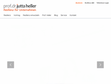 Tablet Screenshot of juttaheller.de